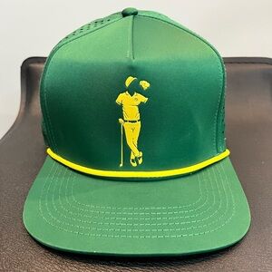 Grunk Dolfer Golf Hat Men Baseball Cap‎ SnapBack Green Flat Bill Rope